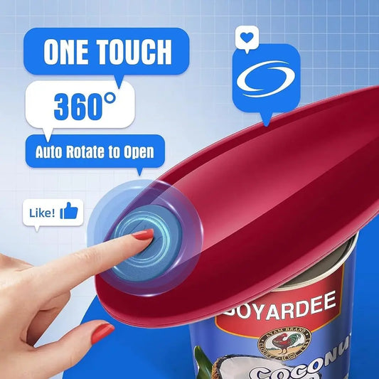 Automatic Electric Can Opener with Smooth Edge