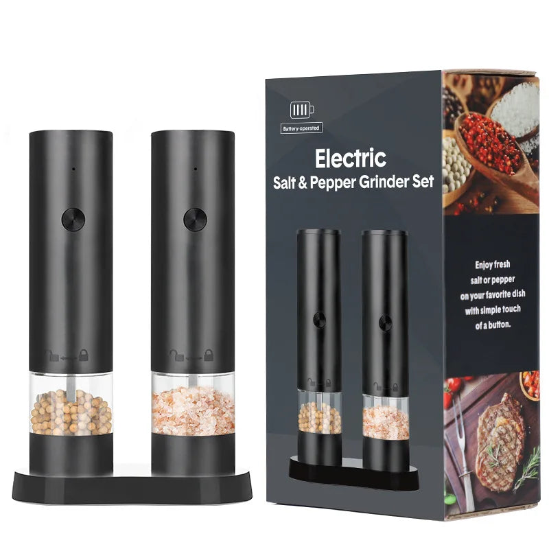 USB Rechargeable Electric Salt & Pepper Grinder