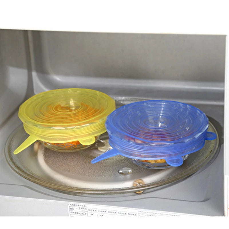 16-Pack Universal Silicone Stretch Lids
