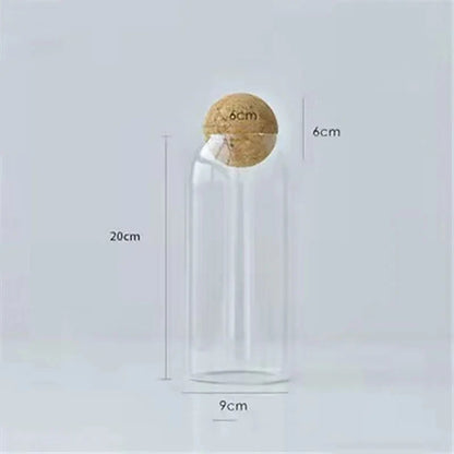 Luxury Glass Pantry Jar with Airtight Seal for Coffee & Tea