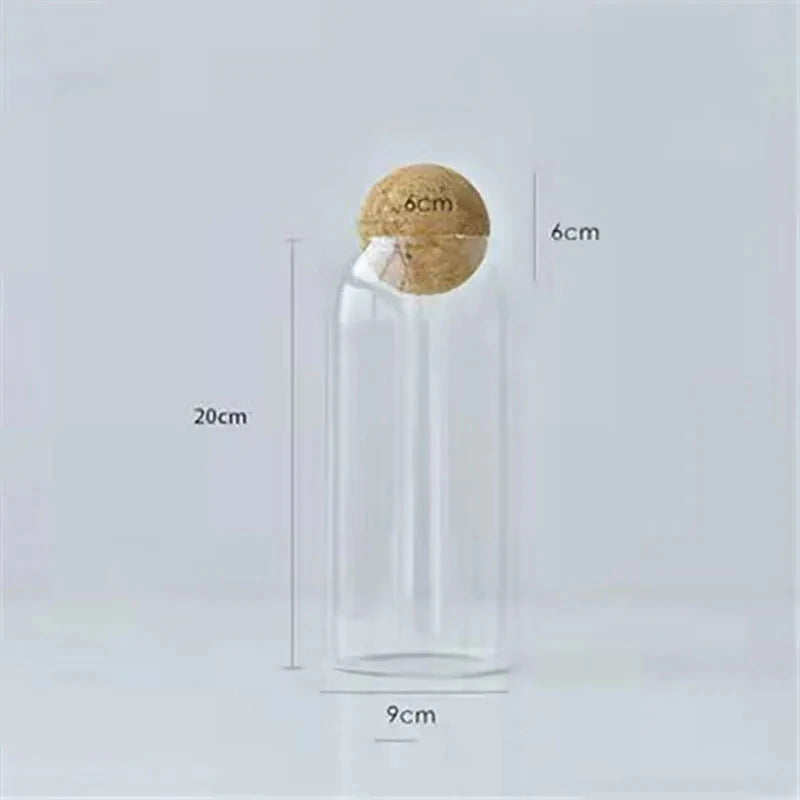 Luxury Glass Pantry Jar with Airtight Seal for Coffee & Tea