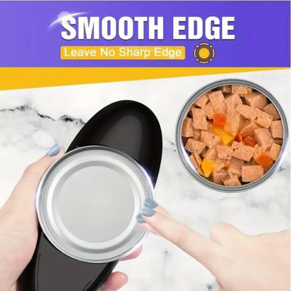 Automatic Electric Can Opener with Smooth Edge
