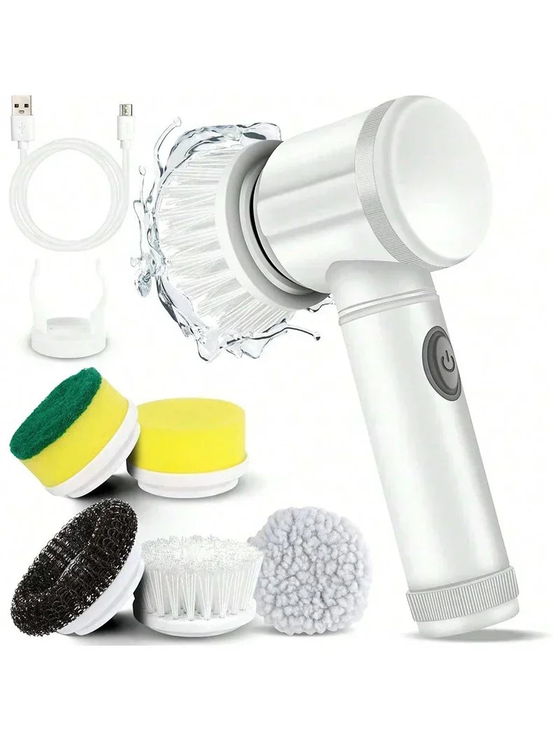 5-in-1 Cordless Electric Spin Scrubber