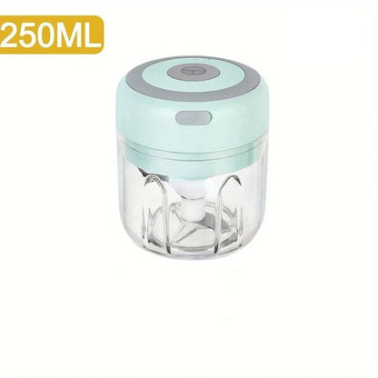 Mini Electric Stainless Steel Garlic Chopper (250ml)