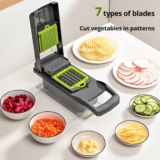 12-in-1 Multifunctional Vegetable Slicer & Chopper