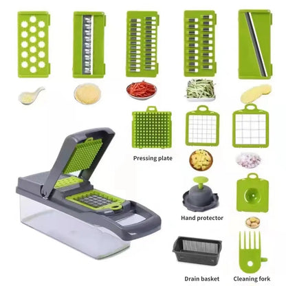 12-in-1 Multifunctional Vegetable Slicer & Chopper