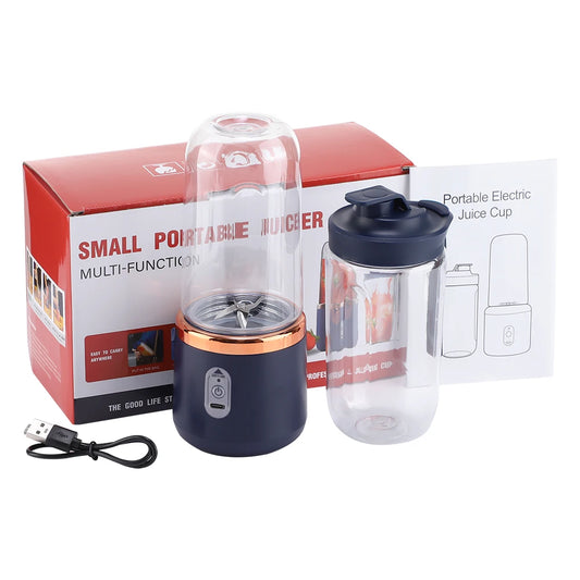 Portable 6-Blade Blender & Juicer Cup with Extra Cup