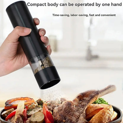 USB Rechargeable Electric Salt & Pepper Grinder