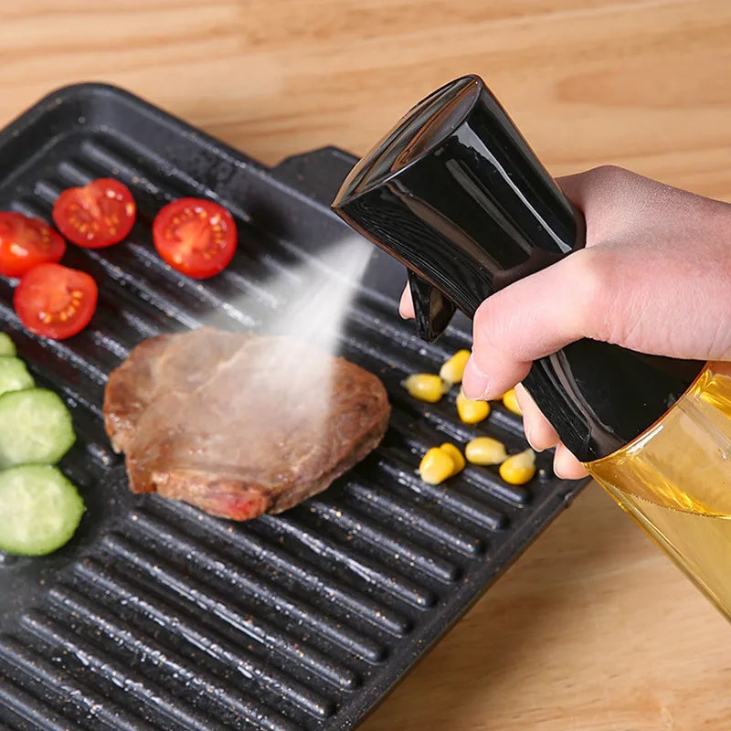 2-in-1 Olive Oil Dispenser & Sprayer for Cooking & BBQ