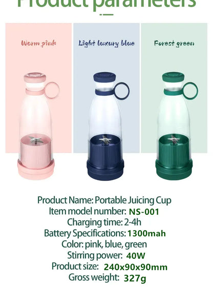 Portable Fresh Juice Blender & Mixer