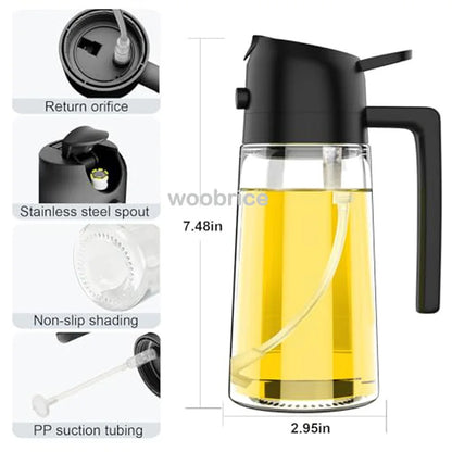 Multifunctional Oil Dispenser & Sprayer