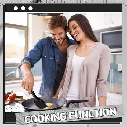 2-in-1 Grip & Flip Spatula Tongs