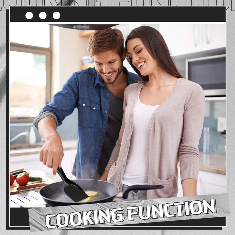 2-in-1 Grip & Flip Spatula Tongs