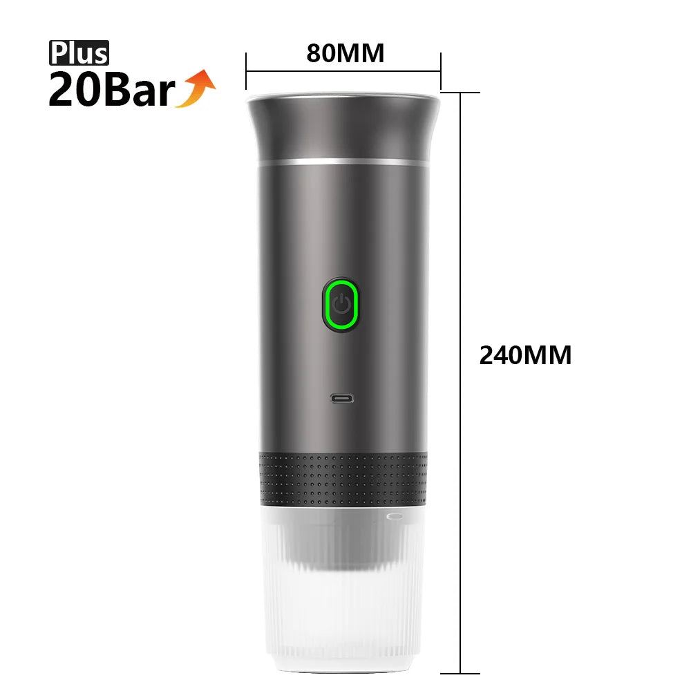 3-in-1 Portable Wireless Electric Espresso Machine