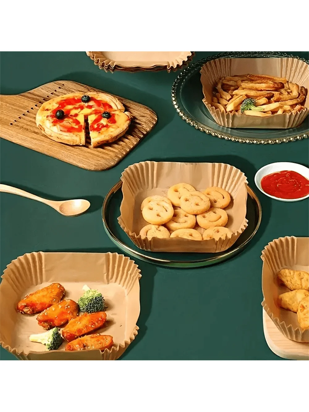 Disposable Air Fryer Paper Liners (50/100 Pcs)
