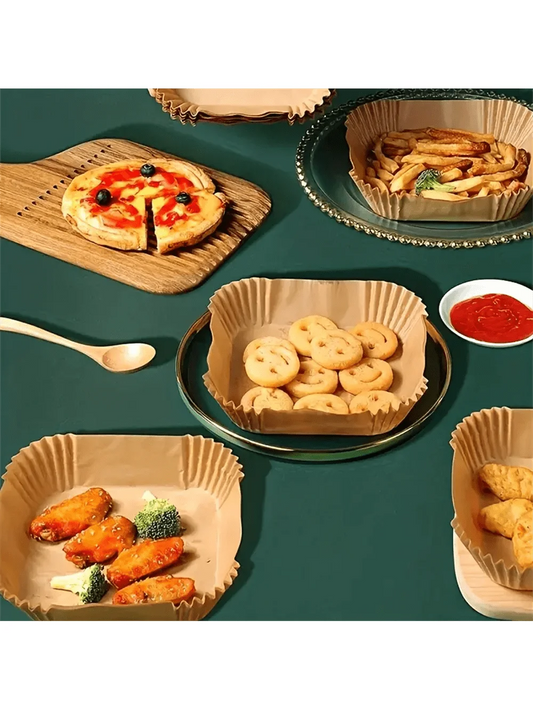 Disposable Air Fryer Paper Liners (50/100 Pcs)