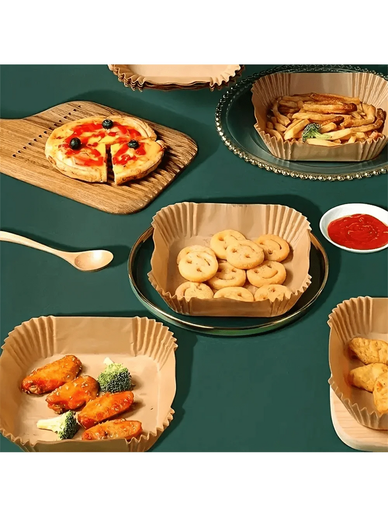 Disposable Air Fryer Paper Liners (50/100 Pcs)