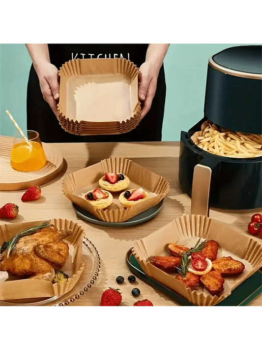 Disposable Air Fryer Paper Liners (50/100 Pcs)