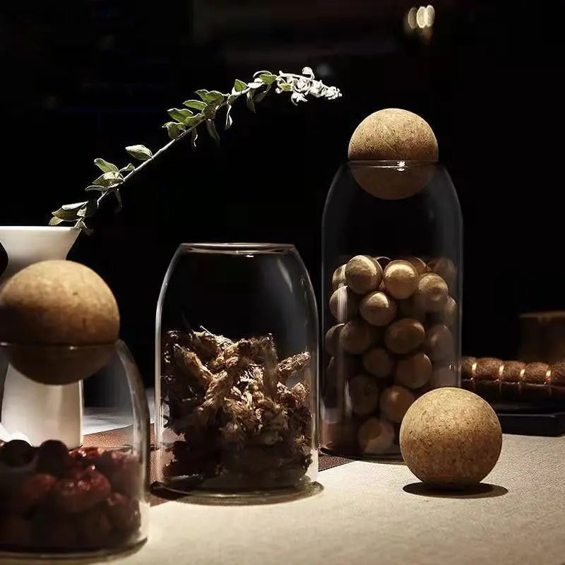 Luxury Glass Pantry Jar with Airtight Seal for Coffee & Tea