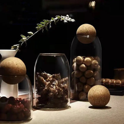 Luxury Glass Pantry Jar with Airtight Seal for Coffee & Tea