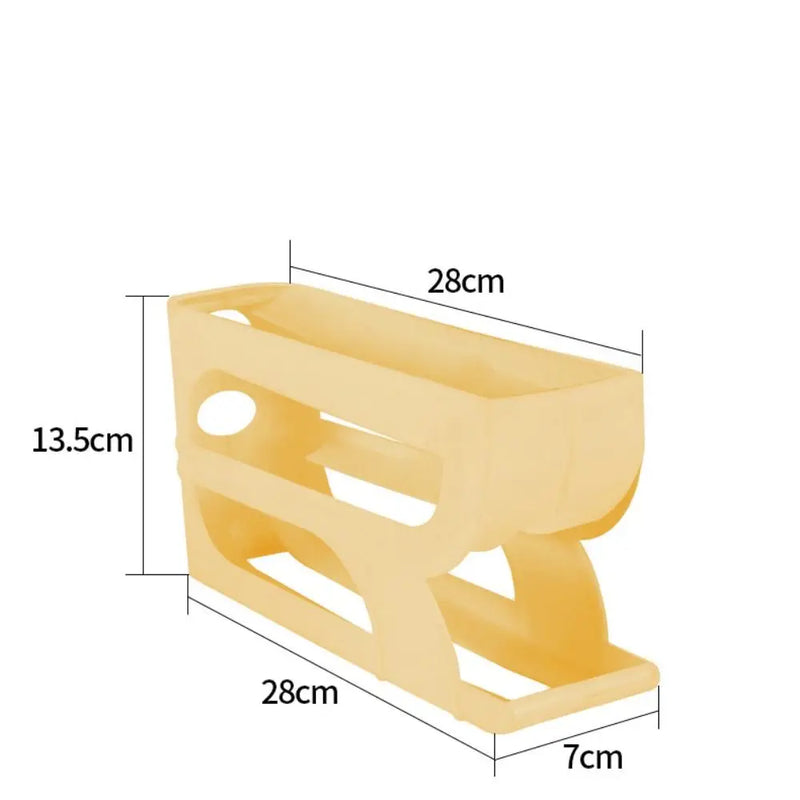 Automatic Rolling Egg Organizer Rack