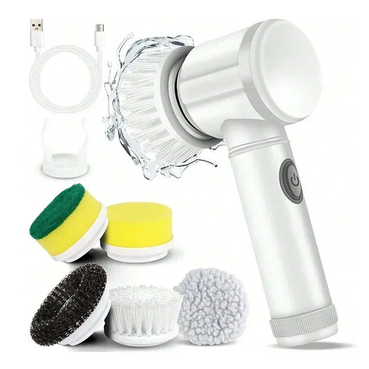 5-in-1 Cordless Electric Spin Scrubber