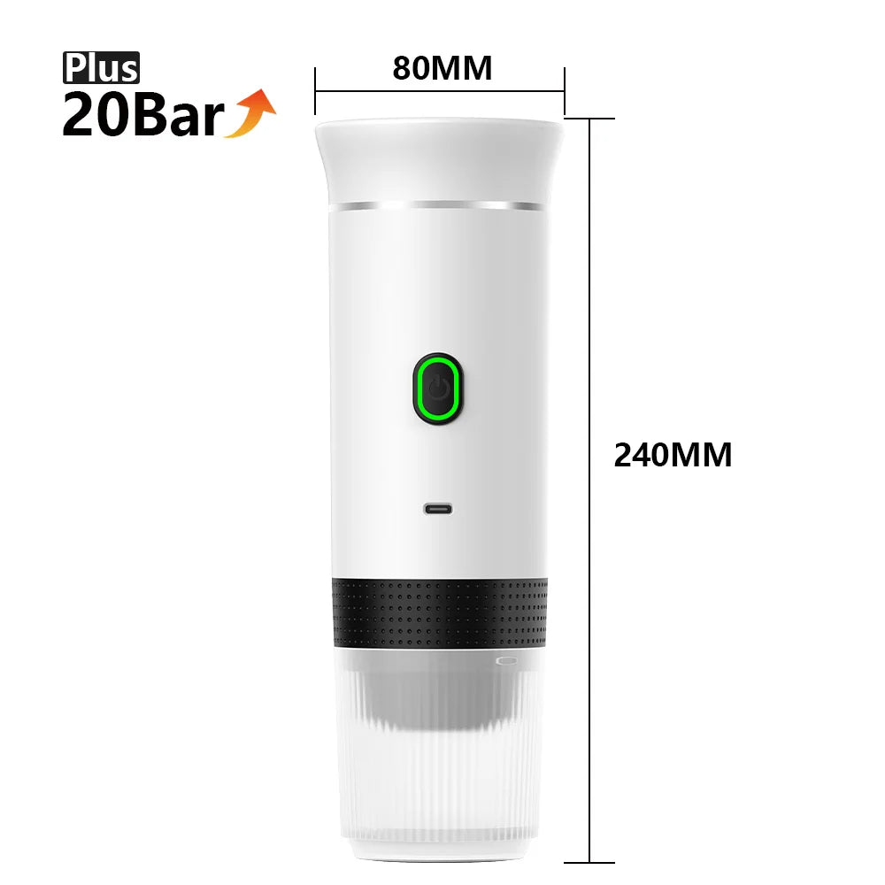3-in-1 Portable Wireless Electric Espresso Machine