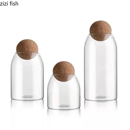 Luxury Glass Pantry Jar with Airtight Seal for Coffee & Tea