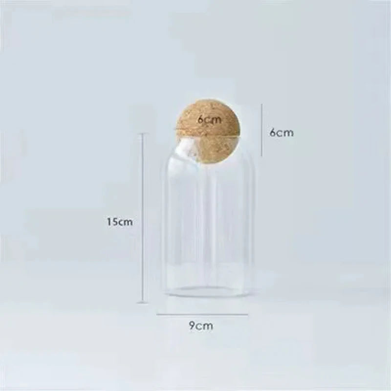 Luxury Glass Pantry Jar with Airtight Seal for Coffee & Tea