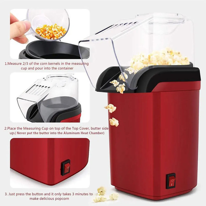 HOMEFISH Mini Electric Popcorn Machine