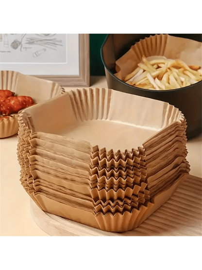 Disposable Air Fryer Paper Liners (50/100 Pcs)