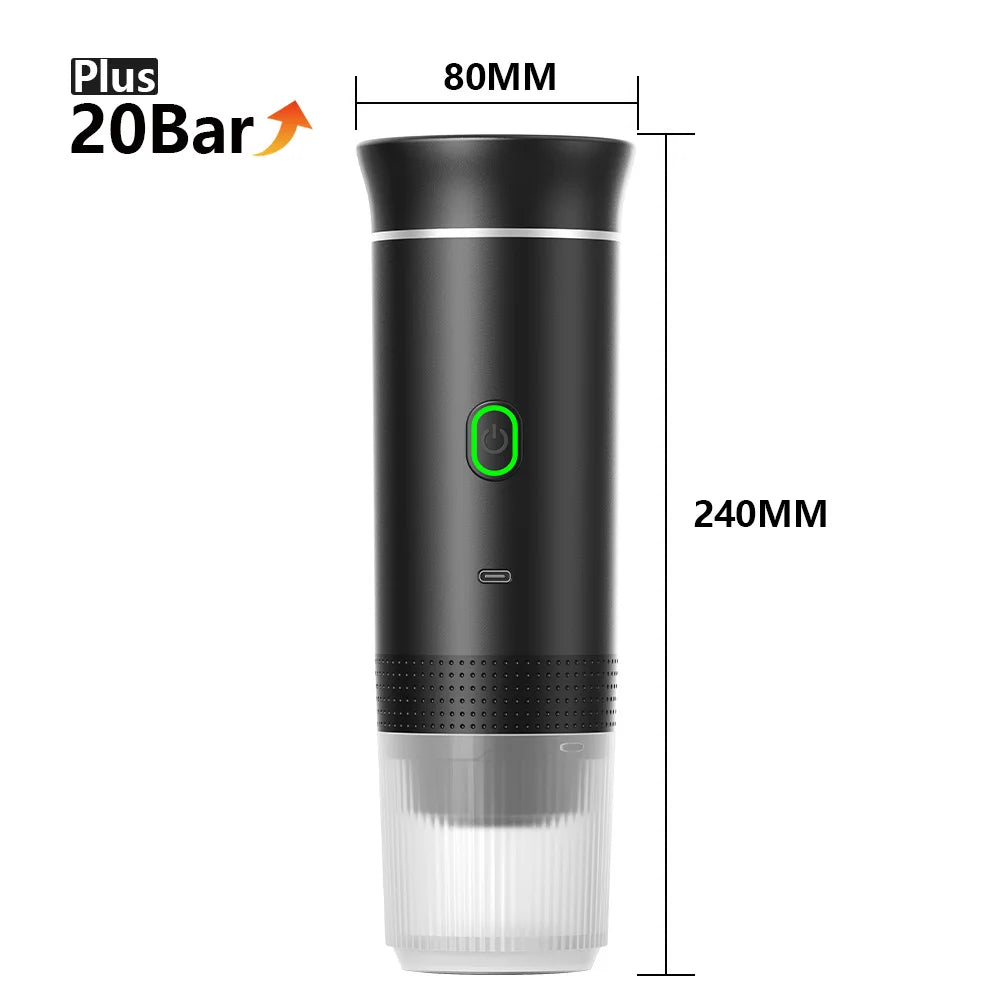3-in-1 Portable Wireless Electric Espresso Machine