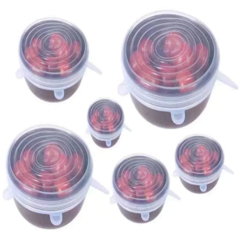 16-Pack Universal Silicone Stretch Lids