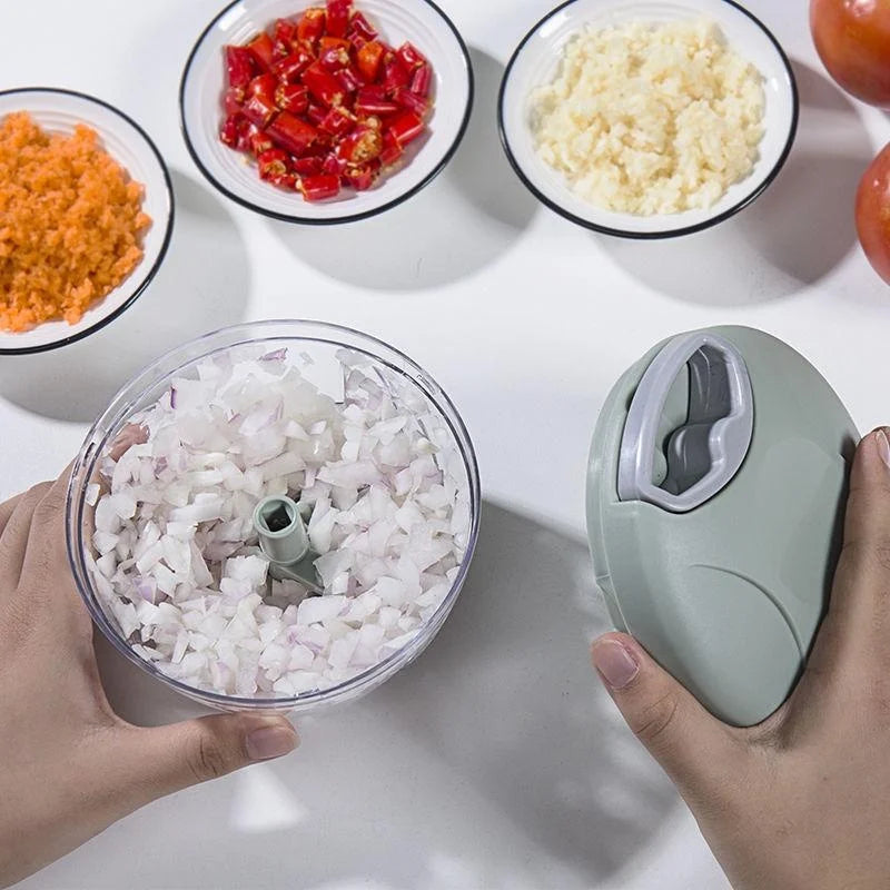 Manual Meat Mincer & Vegetable Chopper (500/900ml)
