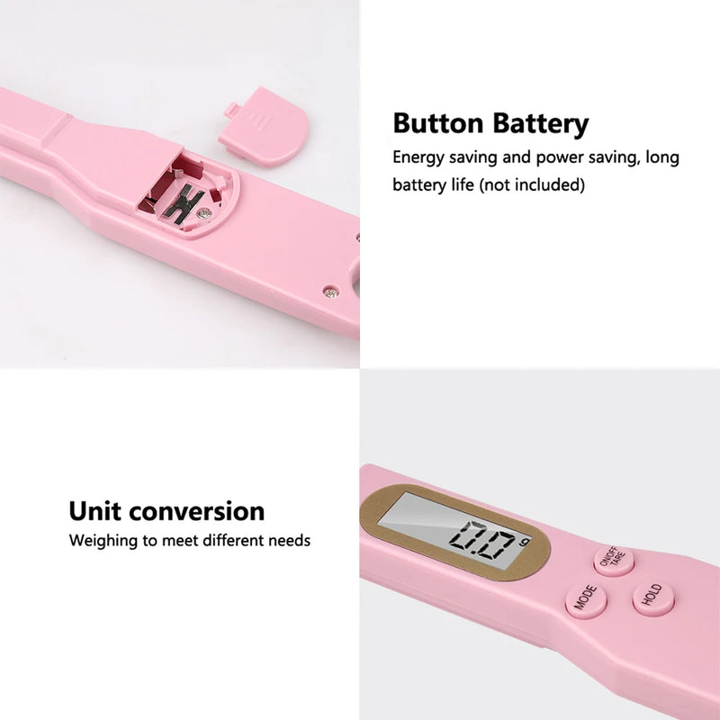 Digital Spoon Scale with LCD Display (0.1-500g)