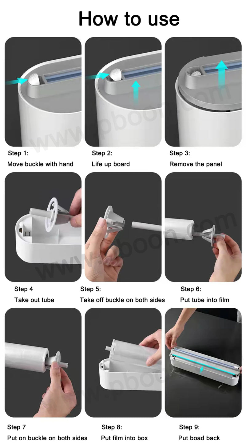 Magnetic Plastic Wrap & Foil Dispenser