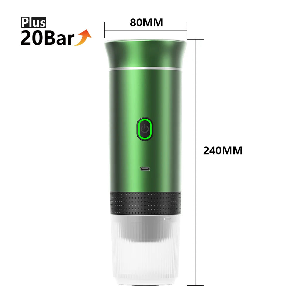 3-in-1 Portable Wireless Electric Espresso Machine